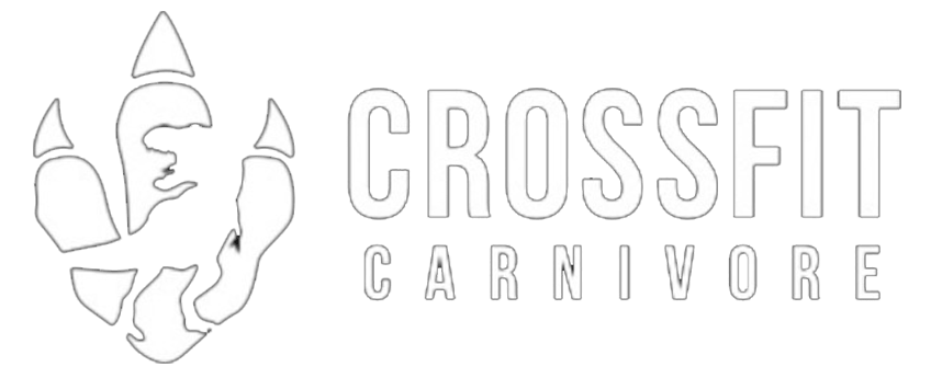 CrossFit Carnivore logo featuring a stylized animal paw and bold text on a green background
